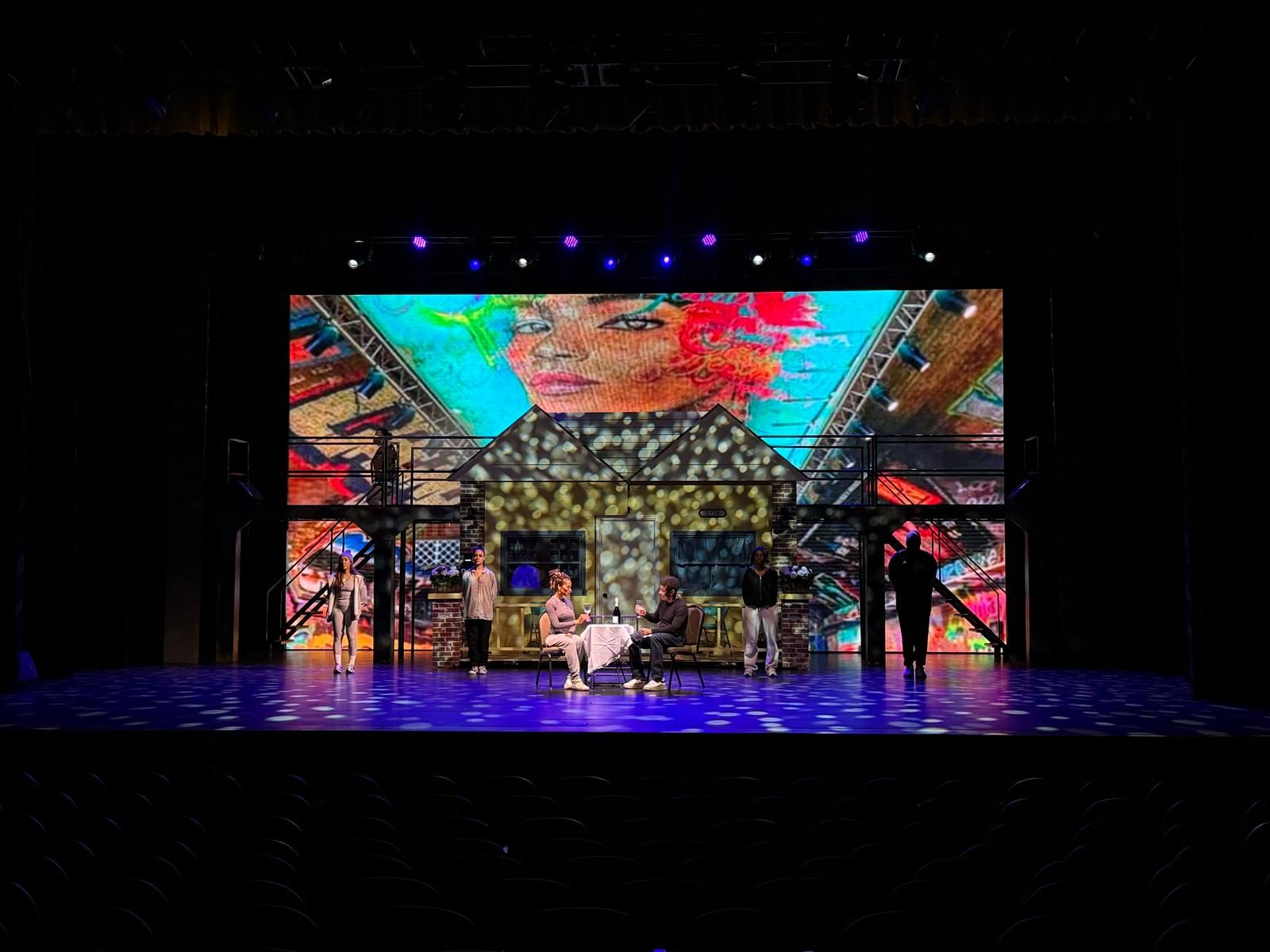 Full-stage projection design from Jason’s Lyric Live