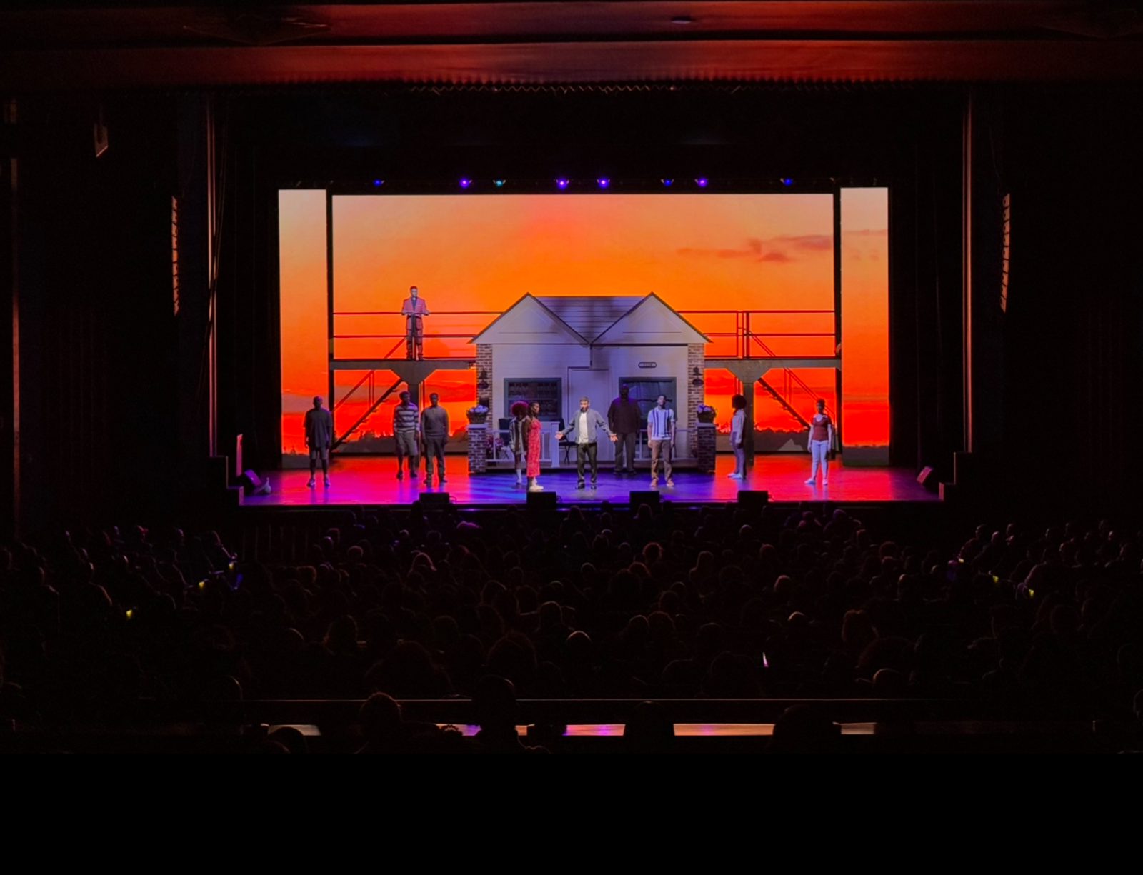 Sunset projection state from Jason’s Lyric Live — design by Yohannes Yamassee
